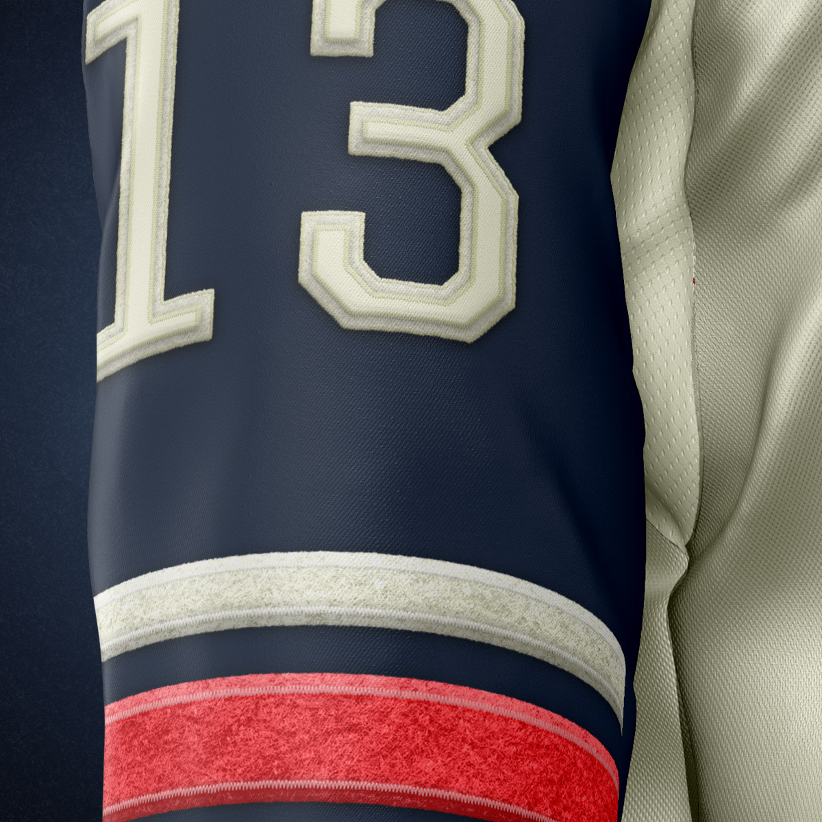 NYR jersey concept back view